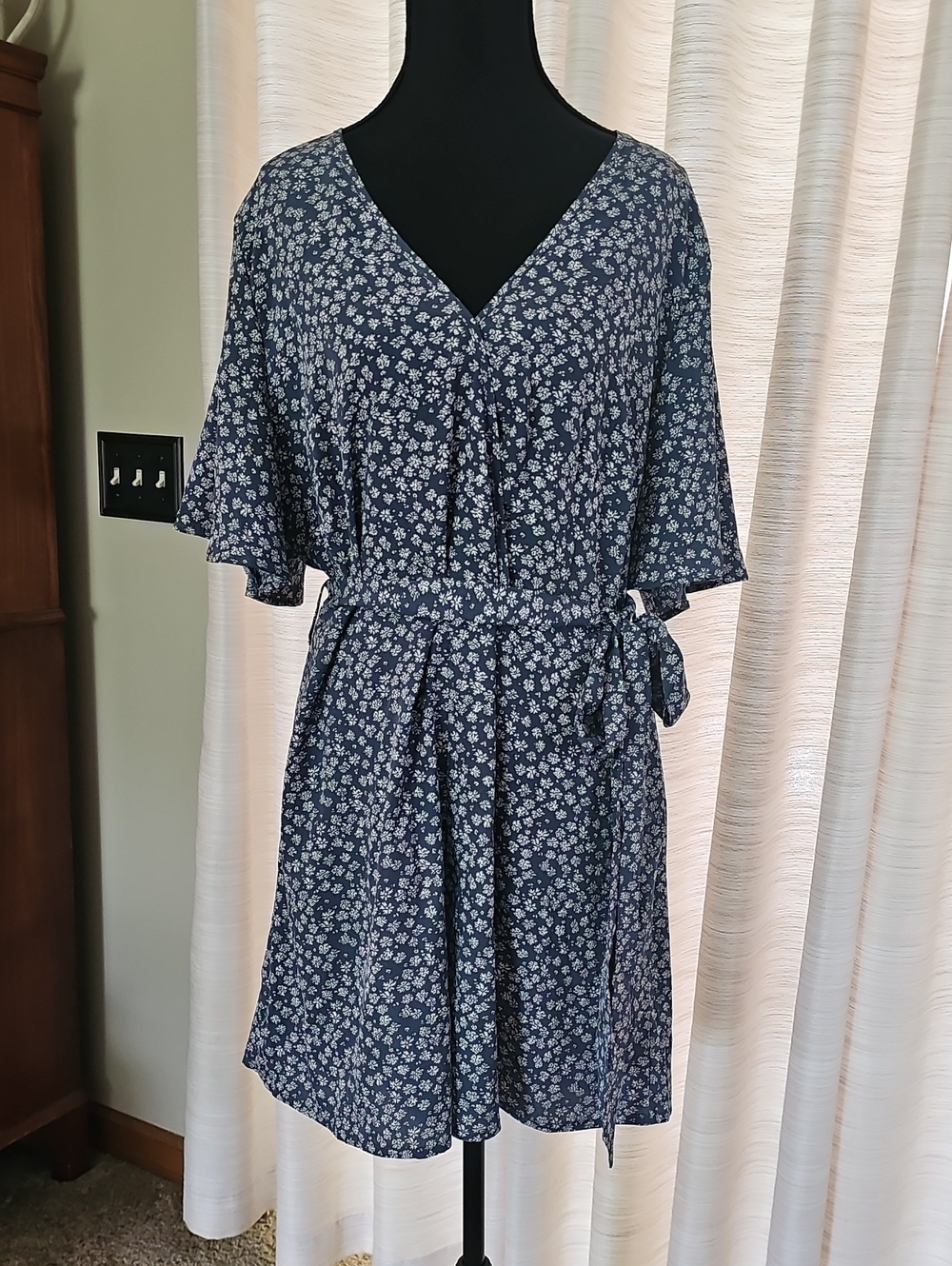 BloomChic Blue Floral Romper